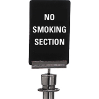 Enseigne de contr&ocirc;le des foules  No Smoking , 11" x 7", Plastique, Anglais Toolneeds Inc.