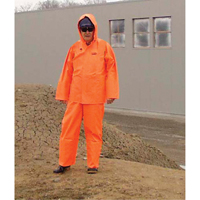 Hurricane Flame Retardant/Oil Resistant Rain Suits - Rainsuits, 4X-Large, High Visibility Orange Toolneeds Inc.