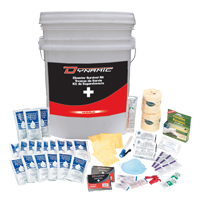 Trousse de premiers soins pour pr&eacute;paration aux situations d'urgence Dynamic, Dispositif m&eacute;dical Classe 1, Seau Toolneeds Inc.