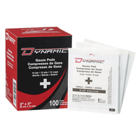 Gaze Dynamic, Tampon, 2" lo x 2" la, St&eacute;rile, Dispositif m&eacute;dical Classe 1 Toolneeds Inc.