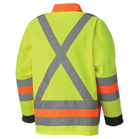 6007 Breathable Traffic Safety Jacket, Polyester, High Visibility Lime-Yellow, X-Small Toolneeds Inc.