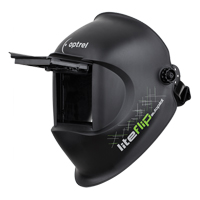 Liteflip Autopilot Welding Helmet, 3.94" L x 1.97" W View Area, 1/5/5 - 14 Shade Range, Black Toolneeds Inc.