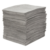 Premium Meltblown Sorbent Pads, Universal, 15" x 18", 25 gal. Absorbancy Toolneeds Inc.