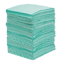 Premium Bonded Sorbent Pads, Hazmat, 15" x 18", 30 gal. Absorbancy Toolneeds Inc.