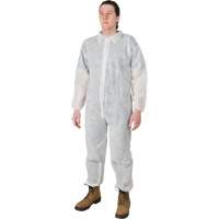 Coveralls, Medium, White, Polypropylene Toolneeds Inc.