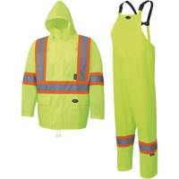 5619 150D Oxford Rain Suit, Polyester, 2X-Large, Lime-Yellow Toolneeds Inc.