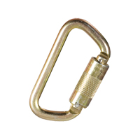 Carabiner, Steel, 5000 lbs Capacity Toolneeds Inc.