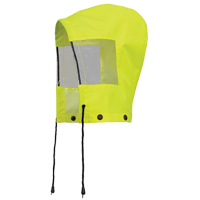 6037H Hood for Traffic Control Waterproof Safety Jacket, High Visibility Lime-Yellow, Polyester Toolneeds Inc.