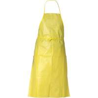 Tablier de protection contre la vaporisation de produits chimiques A70 KLEENGUARD, Poly&eacute;thyl&egrave;ne, 44" lo x 29" la, Jaune Toolneeds Inc.