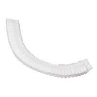 Pleated Bouffant Cap, Polypropylene, 19", White Toolneeds Inc.