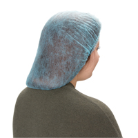 Pleated Bouffant Cap, Polypropylene, 21", Blue Toolneeds Inc.