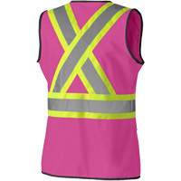139PK Veste de s&eacute;curit&eacute; pour femme, Rose, T-petit, Polyester Toolneeds Inc.