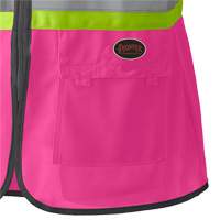139PK Veste de s&eacute;curit&eacute; pour femme, Rose, T-petit, Polyester Toolneeds Inc.