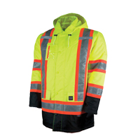 Parka de s&eacute;curit&eacute; doubl&eacute;, Jaune lime haute visibilit&eacute;, Grand Toolneeds Inc.