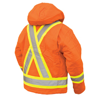 Manteau de s&eacute;curit&eacute;, Orange haute visibilit&eacute;, Grand Toolneeds Inc.