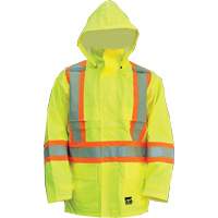 Manteau Open Road, Polyester/Polyur&eacute;thane, Jaune lime haute visibilit&eacute;, Petit Toolneeds Inc.