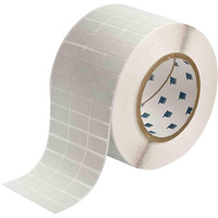 &eacute;tiquettes lustr&eacute;es pour plaques signal&eacute;tiques, Polyester m&eacute;talis&eacute;, 1" lo x 0,5" h, Argent Toolneeds Inc.