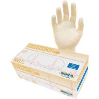 Gants jetables, Petit, Latex, 4 mils, Sans poudre, Naturel, Classe 2 Toolneeds Inc.