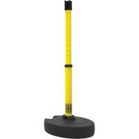 Base pour montant de barri&egrave;re PLUS, Hauteur de 42", Jaune Toolneeds Inc.