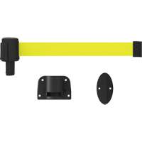 PLUS Wall Mount Barrier System, Plastic, Screw Mount, 15', Yellow Tape Toolneeds Inc.