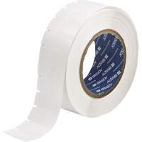&eacute;tiquettes &agrave; transfert thermique B-461, Polyester, 0,6" lo x 1,625" h, Blanc Toolneeds Inc.