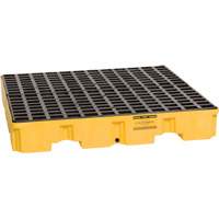 Palette de confinement des d&eacute;versements, Capacit&eacute; de d&eacute;versement 66 gal. US, 51,5'' x 51,5'' x 8" Toolneeds Inc.