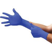 Gants d'examen UF-524 UltraForm, T-petit, Nitrile, 2,4 mils, Sans poudre, Bleu, Classe 2 Toolneeds Inc.