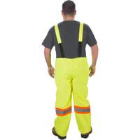 RZ1000 Rain Bib Pants, Polyester, Small, High Visibility Lime-Yellow Toolneeds Inc.