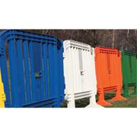 Minit Barricade, Interlocking, 49" L x 39" H, Green Toolneeds Inc.