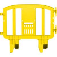 Minit Barricade, Interlocking, 49" L x 39" H, Yellow Toolneeds Inc.