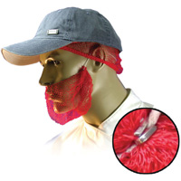 Disposable Beard Nets, Polypropylene, Red Toolneeds Inc.