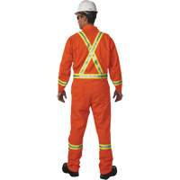 Unlined Hi-Vis Coveralls, Size Small, Orange Toolneeds Inc.