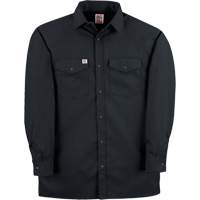 Chemise de travail en tissu crois&eacute; avec boutons-pression, Hommes, Petit, Noir Toolneeds Inc.