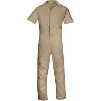 Short-Sleeved Coveralls, Men's, Tan, Size 4X-Large Toolneeds Inc.