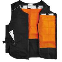 Veste de refroidissement &agrave; changement de phase l&eacute;g&egrave;re avec sachets 6260 Chill-Its, Petit/Moyen, Noir Toolneeds Inc.