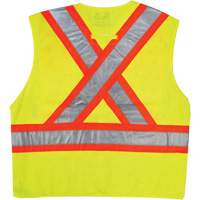 Safety Vest, High Visibility Lime-Yellow, 2X-Large/3X-Large, Polyester Toolneeds Inc.