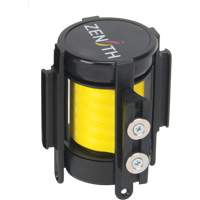 Magnetic Tape Cassette for Build-Your-Own Crowd Control Barrier, 7', Yellow Tape Toolneeds Inc.