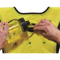 Veste refroidissante &agrave; &eacute;vaporation s&egrave;che &eacute;conomique Chill-Its 6687, Petit/Moyen, Jaune lime haute visibilit&eacute; Toolneeds Inc.