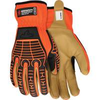 UltraTech Impact Gloves, Medium, Grain Leather Palm, Slip-On Cuff Toolneeds Inc.