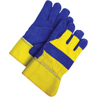 Gants d'ajusteur, Grand, Paume en Cuir de vache refendu, Doublure en Peluche d'acrylique Toolneeds Inc.
