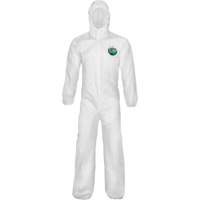 MicroMax&reg; NS Cool Suit Coveralls, Small, White, Microporous/Polypropylene Toolneeds Inc.