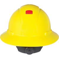 Full Brim Hardhat with Uvicator Sensor, Ratchet Suspension Toolneeds Inc.