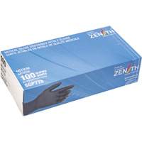 Puncture-Resistant Medical-Grade Disposable Gloves, Medium, Nitrile, 5-mil, Powder-Free, Black, Class 2 Toolneeds Inc.