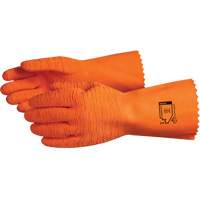 Chemstop Chemical Resistant Gloves, Size 8, 12" L, Latex, Cotton Jersey Inner Lining Toolneeds Inc.