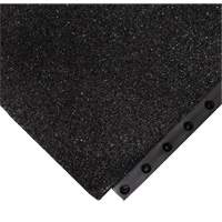 24/Seven&reg; Locksafe&reg; Anti-Fatigue Mat, Textured, 3' x 3' x 5/8", Black, Nitrile Toolneeds Inc.