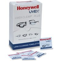 Uvex&reg; Clear&reg; Plus Towelettes, 5.25" x 8", Pack Of 100 Toolneeds Inc.