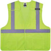 Gilet de s&eacute;curit&eacute; en maille GloWear 8217BA, Jaune lime haute visibilit&eacute;, Moyen/Petit, Polyester Toolneeds Inc.