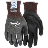 Gants r&eacute;sistant aux coupures Max Ninja, Taille Grand, Calibre 10, Rev&ecirc;tement Bipolym&egrave;re, Enveloppe en Dyneema, ASTM ANSI niveau A3 Toolneeds Inc.