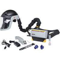 Trousse de respirateur d&eacute;puration dair propuls&eacute; pour lindustrie lourde Versaflo, Capuchon & visi&egrave;re, Pile Lithium-ion Toolneeds Inc.