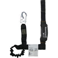 Longe avec amortisseur de choc r&eacute;sistante &agrave; l'arc &eacute;lectrique Miller, 6', Point d'ancrage &agrave; Mousqueton verrouillable, Mousqueton verrouillable aux jambes, Kevlar Toolneeds Inc.